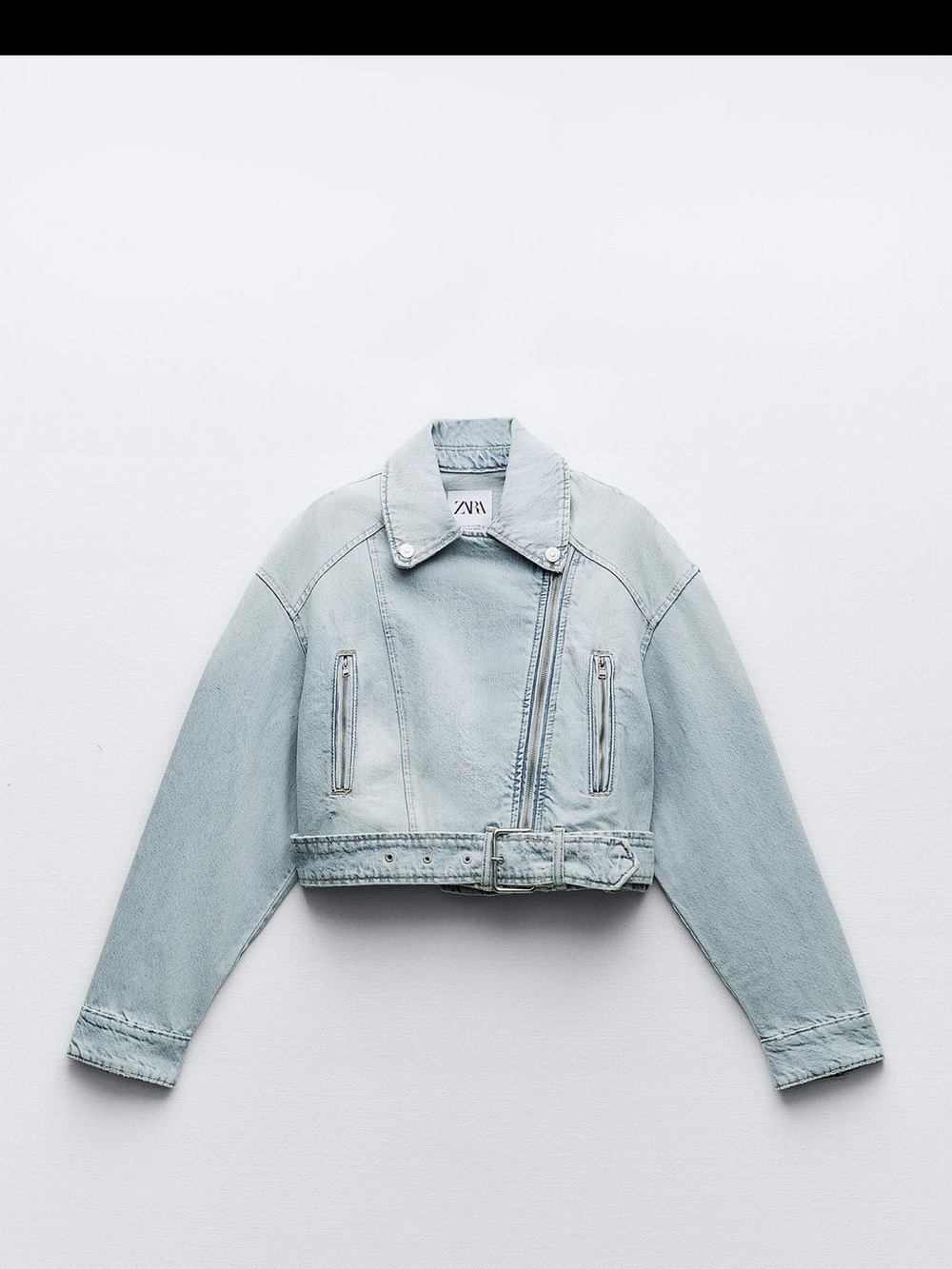 ZARA Denim biker Jacket